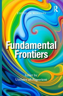 A visually striking book cover for an edited volume titled 'Fundamental Frontiers'