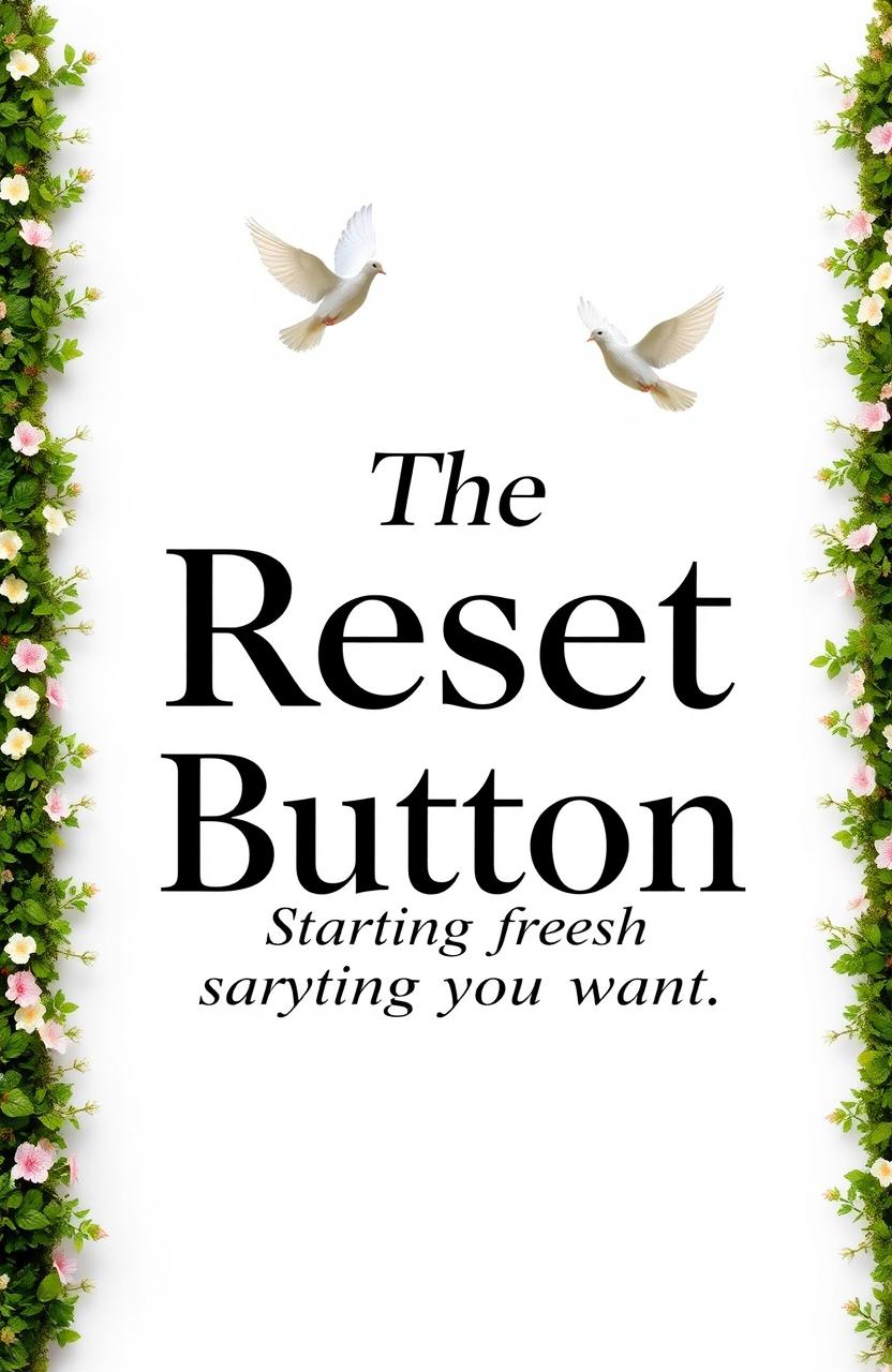 A self-help book cover design featuring a clean white background