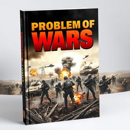 A striking book cover for 'PROBLEM OF WARS'