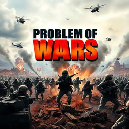 A striking book cover for 'PROBLEM OF WARS'