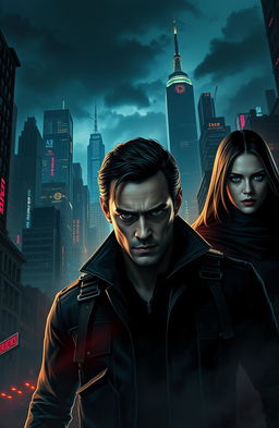 A dystopian cityscape showcasing the stark contrast between the corrupt Elite and rebel factions