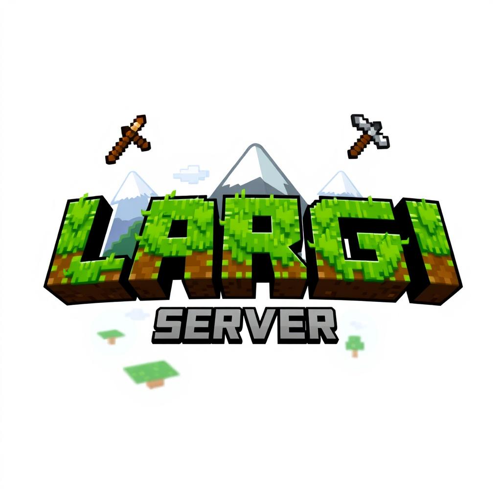 A stunning logo for a Minecraft server named 'Largi'