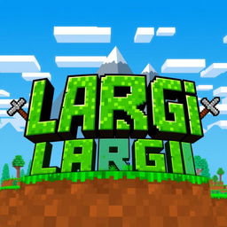 A stunning logo for a Minecraft server named 'Largi'