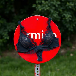 A bright red road sign with the word 'arrivée' prominently displayed