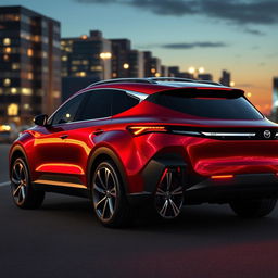 A stylish SAAB SUV concept inspired by the sporty designs of Porsche and the sleek aesthetics of Mazda