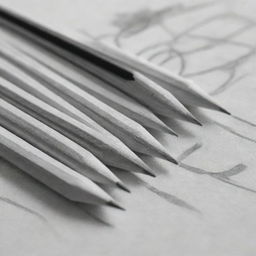 A black and white sketch showcasing intricate pencil lines and shading