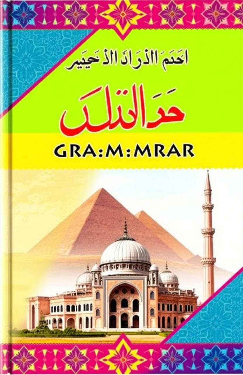 A visually appealing cover for an Arabic grammar book