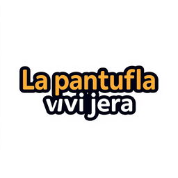 A logo design for a travel agency named 'La pantufla viajera'