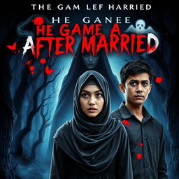 A captivating horror novel cover titled 'The Game After Married'