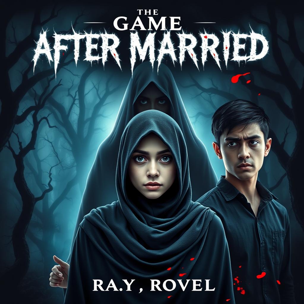 A captivating horror novel cover titled 'The Game After Married'