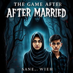 A captivating horror novel cover titled 'The Game After Married'