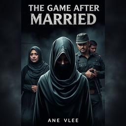 A chilling book cover for the horror novel 'The Game After Married