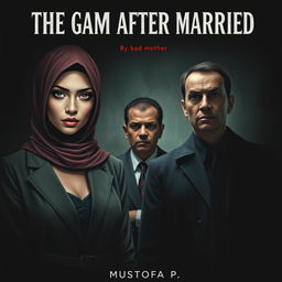 A chilling cover for the horror novel "The Game After Married" by Mustofa P