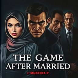 A chilling cover for the horror novel "The Game After Married" by Mustofa P