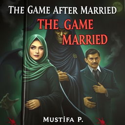 The cover of a horror novel titled 'The Game After Married' by Mustofa P