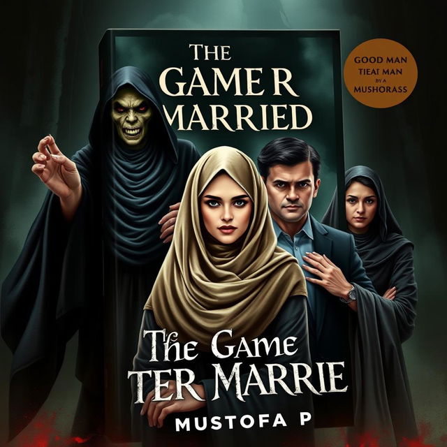 The cover of a horror novel titled 'The Game After Married' by Mustofa P