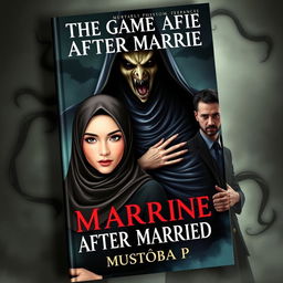 The cover of a horror novel titled 'The Game After Married' by Mustofa P