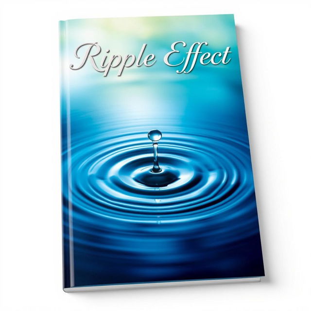 A captivating book cover design for 'Ripple Effect'