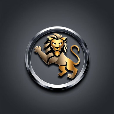 Car Company With Lion Logo