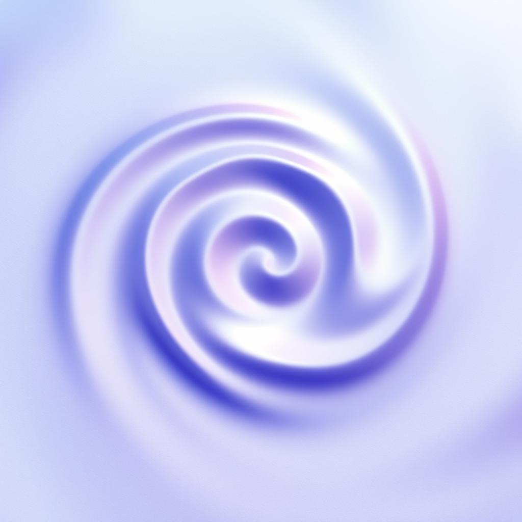 A mesmerizing abstract image featuring a ripple effect composed of blue, purple, and white tones