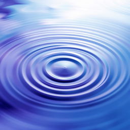 A mesmerizing abstract image featuring a ripple effect composed of blue, purple, and white tones