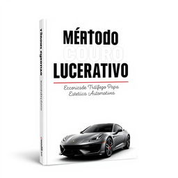 An ebook cover design featuring a sleek, modern car prominently displayed at the bottom