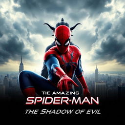 A movie poster for "Spider-Man: The Shadow of Evil" inspired by The Amazing Spider-Man film