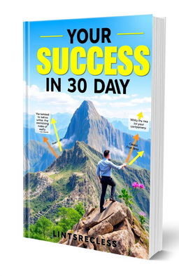 A vibrant and inspiring book cover titled 'Your Success in 30 Days', authored by the user