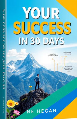 A vibrant and inspiring book cover titled 'Your Success in 30 Days', authored by the user