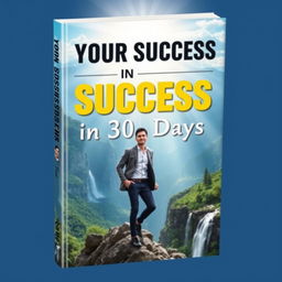 A captivating and motivational book cover titled 'Your Success in 30 Days', authored by the user