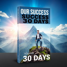 A captivating and motivational book cover titled 'Your Success in 30 Days', authored by the user