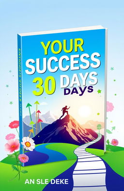 A vibrant and inspiring book cover titled 'Your Success in 30 Days', authored by you