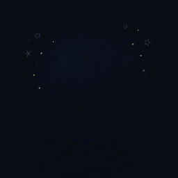 A dark room background inspired by astrology, featuring a simple and clean design with dark colors such as deep navy blue and black