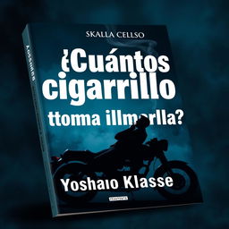 Book cover design for the title: '¿Cuántos cigarrillos toma llamarla?' by Yoshao Klasse