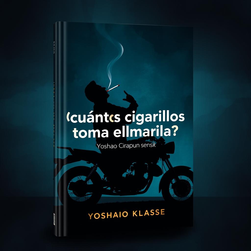 Book cover design for the title: '¿Cuántos cigarrillos toma llamarla?' by Yoshao Klasse