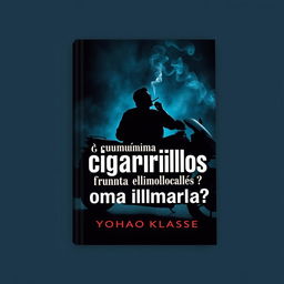 Book cover design for the title: '¿Cuántos cigarrillos toma llamarla?' by Yoshao Klasse