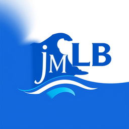 A vibrant and modern logo for a high school located in Douarnenez, featuring the initials 'JMLB'