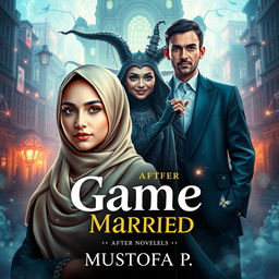 A stunning book cover for the novel "Game After Married" by MUSTOFA P