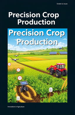 A cover design for a scientific journal titled "Precision Crop Production"