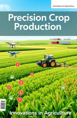 A cover design for a scientific journal titled "Precision Crop Production"