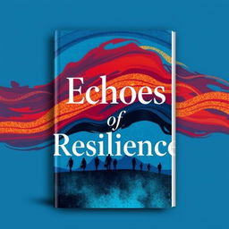 An eye-catching and imaginative book cover for 'Echoes of Resilience'