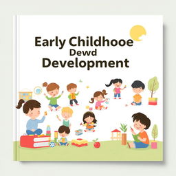 An engaging cover page design for an Early Childhood Care and Development report