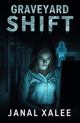 A striking book cover design for 'Graveyard Shift' by Xmplcty