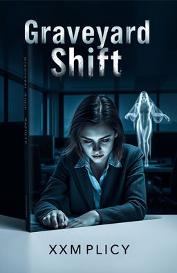 A striking book cover design for 'Graveyard Shift' by Xmplcty