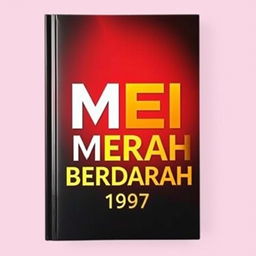 A striking book cover titled "MEI MERAH BERDARAH 1997"