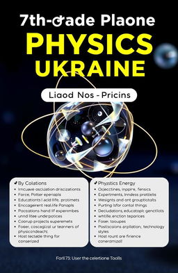 Detailed lesson plans for 7th-grade physics in Ukraine, covering key topics such as forces, motion, energy, and matter