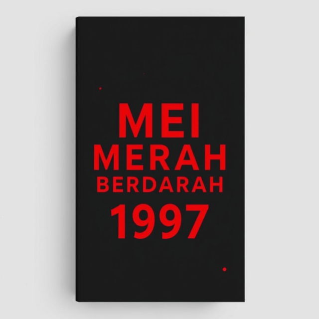 A minimalist novel cover design featuring a solid black background accented with subtle splotches of blood-red that mimic blood stains