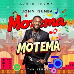 An official album cover for the song 'Motema' by artist John Isumba