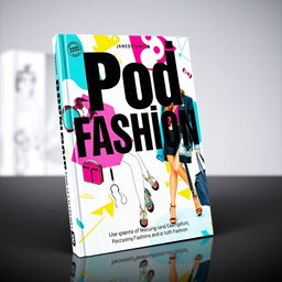 A stylish and modern book cover titled 'PodFashion', featuring bold and contemporary typography