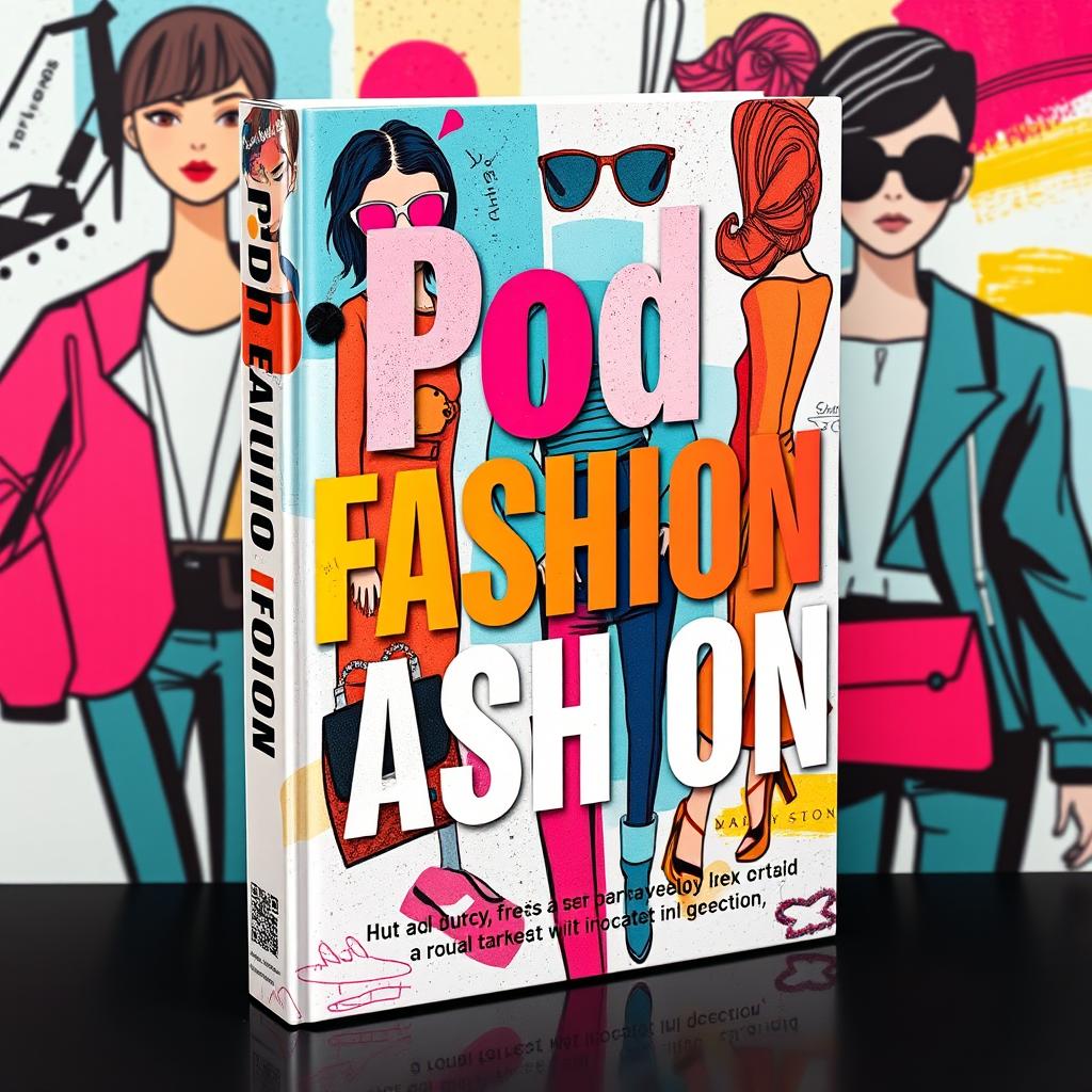 A stylish and modern book cover titled 'PodFashion', featuring bold and contemporary typography